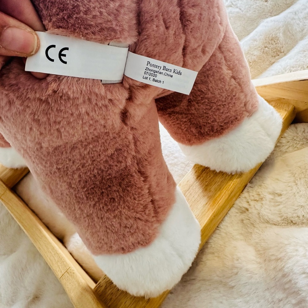 Pottery Barn Kids Brown and White Rocking Unicorn - Picture 2 of 7